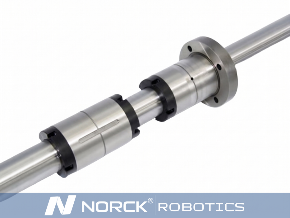Kogel-spline-assemblage met flens voor middelzware belasting